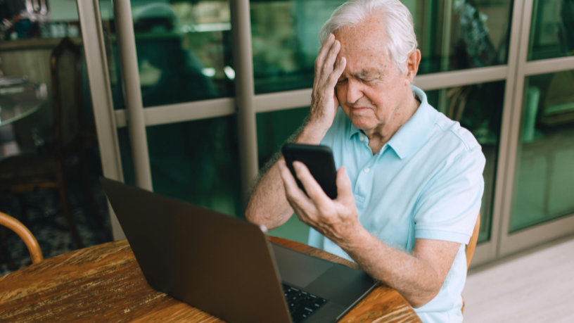 Sindnapi - Sindicato Nacional dos Aposentados, Pensionistas e Idosos alerta sobre como fortalecer a segurança digital dos aposentados diante do avanço dos golpes virtuais.